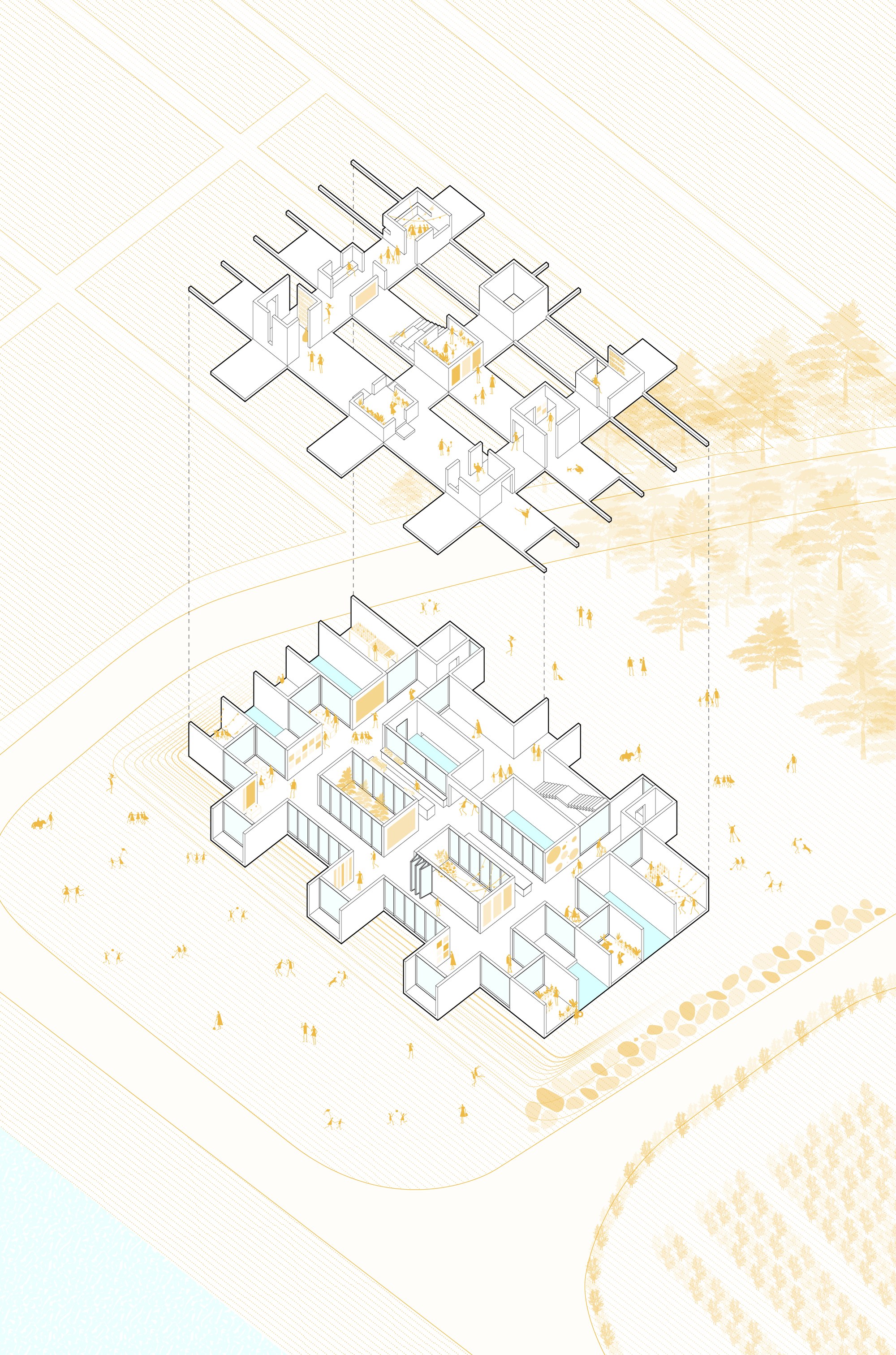 NONSPACE Cafe 策略图纸