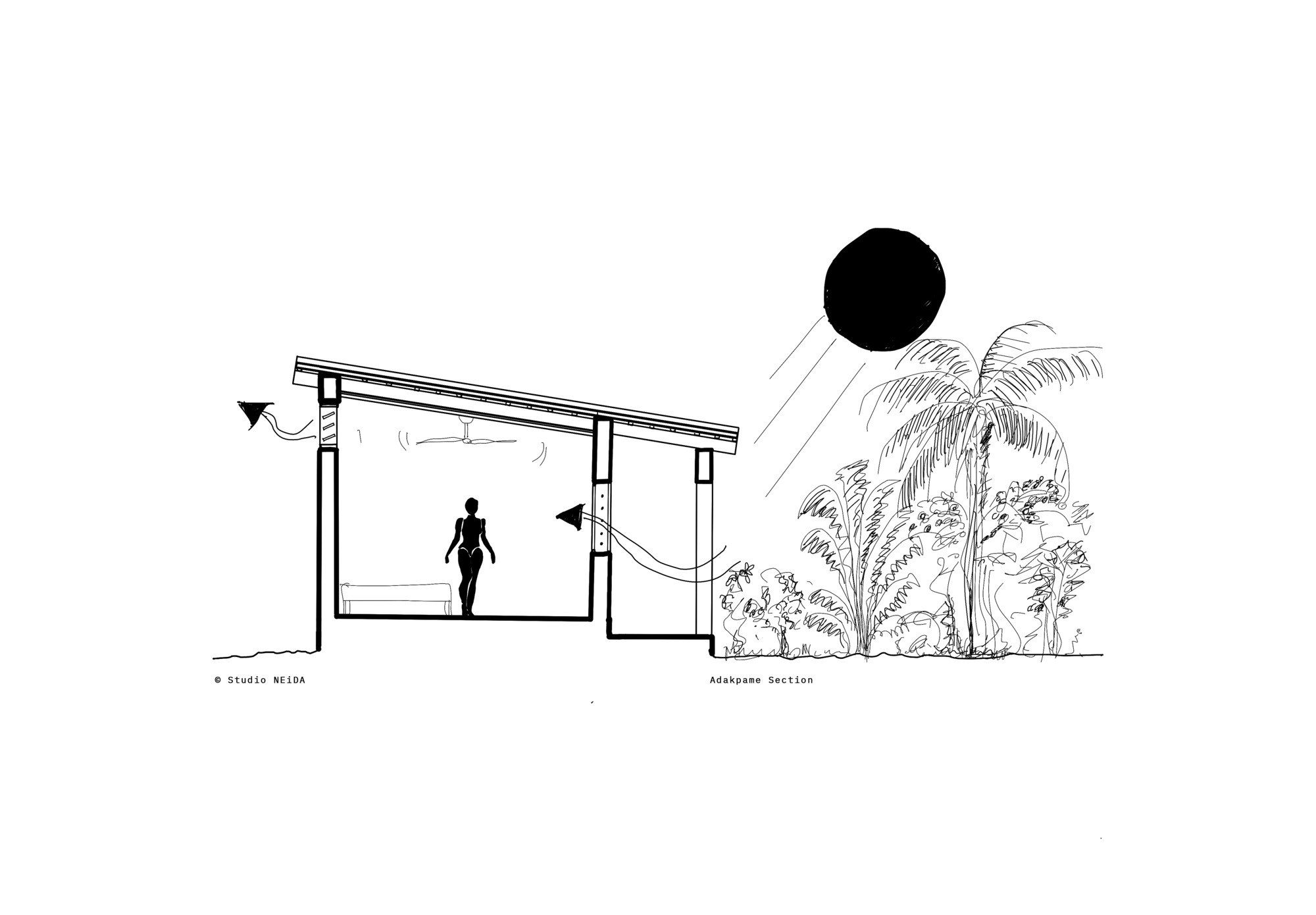 Adakpame Guesthouse 策略图纸