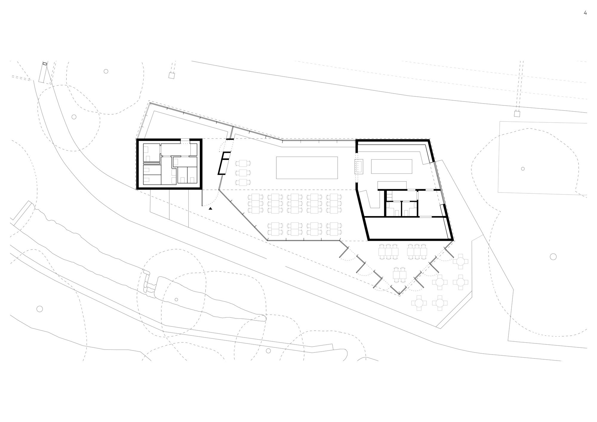 Jardin Anglais Cafe Pavilion 公开平面图