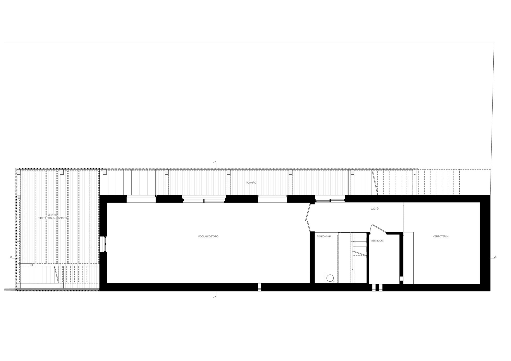 Duna-Ipoly National Park Visitor Center 公开平面图