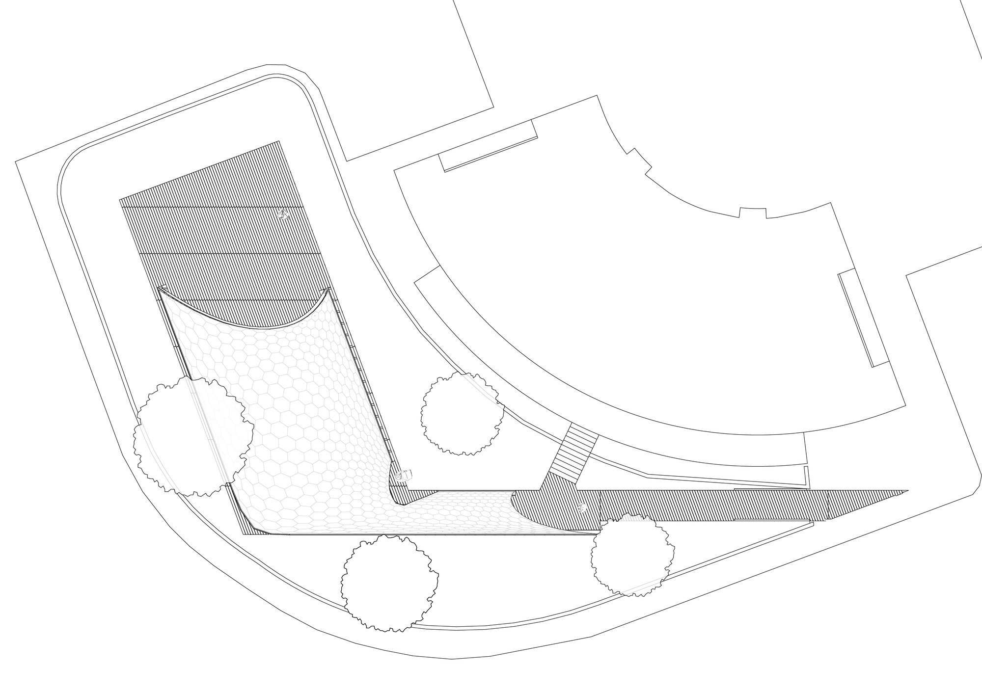 SUTD Library Pavilion 公开平面图